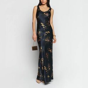 Reformation Annabelle Silk Dress Mademoiselle - Size 2